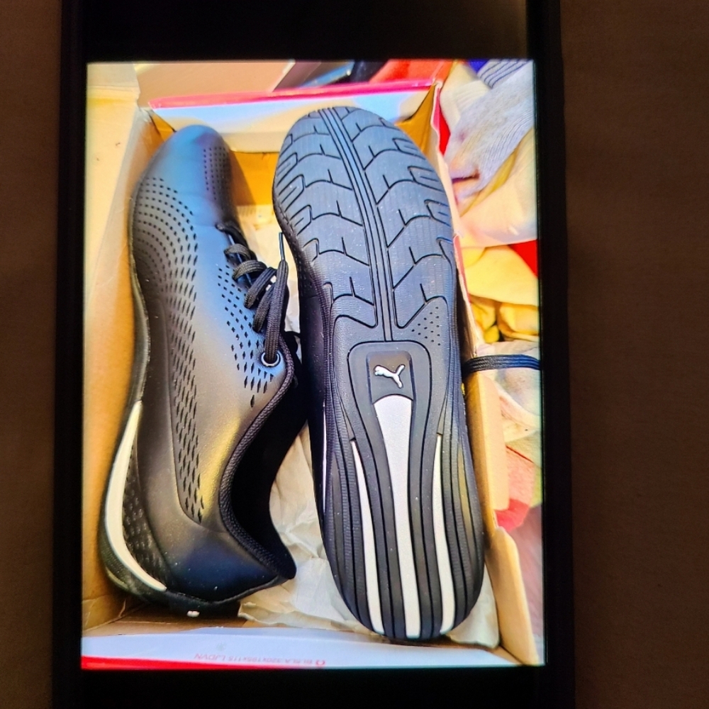 Black Puma Ferrari sneakers